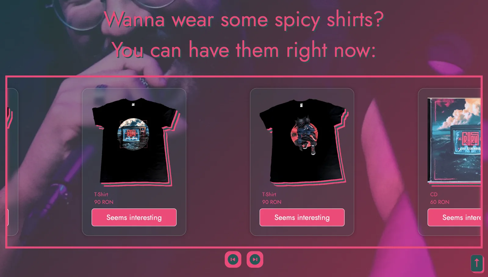 Screenshot 2 of 2 of CRBRVS Website